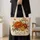 Autumn Chrysanthemums and Wildflowers for Cozy Fall Outings and Garden Lovers Quilted Tote Bag - 4