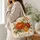 Autumn Chrysanthemums and Wildflowers for Cozy Fall Outings and Garden Lovers Quilted Tote Bag - 3