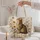 Tabby Cat and Wildflowers for Cozy Country Cottage Living, Gift for Cat Lovers Quilted Tote Bag - 5
