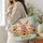 Three Sunflower Piglets for Farmhouse Living and Everyday Gifts for Pig Lovers Women Quilted Tote Bag - 3