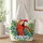 Colorful Tropical Parrot and Botanical Leaves for Summer Nature Lovers and Birdwatchers Quilted Tote Bag - 1