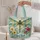 Colorful Dragonfly and Garden Florals for Nature Lovers, Markets, and Spring Days Quilted Tote Bag - 5