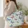 Colorful Butterfly and Botanical Motifs for Summer Nature Lovers and Birthday Gifting Quilted Tote Bag - 3