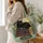 Black Cat Moonlit Books for Cozy Reading Nights and Witchy Gifts for Cat Lovers Women Quilted Tote Bag - 3