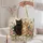 Black Cat And Ginger Tabby With Wildflowers For Cat Lovers And Spring Garden Days Quilted Tote Bag - 5