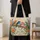 Colorful Songbirds and Wildflowers for Garden Lovers and Nature-Inspired Gifting Quilted Tote Bag - 4