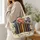 Vintage Floral Books and Garden Blooms for Readers, Library Lovers and Book Club Gifts Quilted Tote Bag - 3