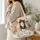 Three Garden Kittens Among Blossoms for Springtime Outings and Cat Lover Gifts for Women Quilted Tote Bag - 3