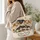 Sheep and Lamb Family with Wildflowers for Farmhouse Living and Ewe Lover Gifts Quilted Tote Bag - 3