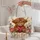 Highland Cow Holding Heart with Roses for Mother's Day and Cottagecore Nature Lovers Quilted Tote Bag - 5