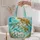 Three Sea Turtles Swimming Through Turquoise Waves for Coastal Beach Lovers Quilted Tote Bag - 5