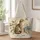 Art Nouveau Cat With Colorful Flowers for Cozy Everyday Style Gifts for Cat Lovers Quilted Tote Bag - 1