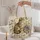 Art Nouveau Cat With Colorful Flowers for Cozy Everyday Style Gifts for Cat Lovers Quilted Tote Bag - 5