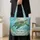 Sea Turtle Ocean Scene for Summer Beach Days and Coastal Nature Lovers and Sea Life Fans Quilted Tote Bag - 4