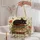 Black Cat Curled on Garden Books for Reading Lovers and Back to School Gifts for Her Quilted Tote Bag - 5