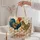 Colorful Rooster and Hen Folk Art for Farmhouse Summer Gifts for Nature Lovers Women Quilted Tote Bag - 5