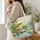 Playful Green Frog Pond Scene for Nature Lovers and Garden-Inspired Everyday Style Quilted Tote Bag - 3