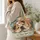 Sleeping English Bulldog Scene for Cozy Pet Lover Gifts and Everyday Style for Her Quilted Tote Bag - 3