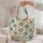 Colorful Paw Prints and Botanical Leaves for Pet Lovers, Everyday Dog Mom Lifestyle Quilted Tote Bag - 5
