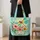 Colorful Dragonfly Wildflower Garden for Spring Gifting and Nature Lovers Gift Quilted Tote Bag - 4