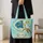 Tropical Reef Fish and Sea Turtle for Coastal Beach Days and Ocean Lover Gifts for Her Quilted Tote Bag - 4