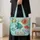 Colorful Tropical Fish Ocean Scene for Coastal Summer Getaways and Seaside Lovers Quilted Tote Bag - 4