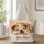 Sleeping English Bulldog Portrait for Cozy Dog Lover Gifts and Everyday Companions Quilted Tote Bag - 1