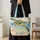Sea Turtle Beach Scene for Summer Holidays and Coastal Days by the Shore Quilted Tote Bag - 4