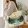 Mountain River Forest at Golden Hour for Nature Lovers and Summer Trail Days Outdoors Quilted Tote Bag - 3