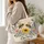 Honey Bees And Wildflowers For Garden Lovers, Birthday Gift For Nature-Loving Women Quilted Tote Bag - 3