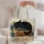 Sleeping Black Cat on Vintage Books for Cozy Reading Days and Thoughtful Cat Lovers Quilted Tote Bag - 5