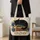 Sleeping Black Cat on Vintage Books for Cozy Reading Days and Thoughtful Cat Lovers Quilted Tote Bag - 4