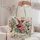 Tropical Hummingbirds and Coral Blooms for Garden Days and Nature Lovers Quilted Tote Bag - 5
