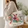 Tropical Hummingbirds and Coral Blooms for Garden Days and Nature Lovers Quilted Tote Bag - 3