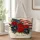 Red Rose and Navy Starry Stripes for Fourth of July Celebrations and Gifts for Women Quilted Tote Bag - 1