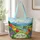 Wildflower Mountain Valley Scenery for Nature Lovers, Birthday and Travel Gifts Quilted Tote Bag - 1