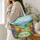 Wildflower Mountain Valley Scenery for Nature Lovers, Birthday and Travel Gifts Quilted Tote Bag - 3