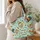 Vintage Patchwork Chickens for Farmhouse Market Days and Country Gifts for Her Quilted Tote Bag - 3