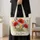 Wildflower Poppies, Lavender and Daisies for Garden Lovers and Nature Gifts for Her Quilted Tote Bag - 4