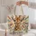 Colorful Giraffe Portrait for Nature Lovers, Birthdays and Everyday Adventures and Gifts Quilted Tote Bag - 5