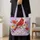 Red Cardinal with Wildflowers for Nature Lovers, Birdwatchers and Gifts for Her Quilted Tote Bag - 4