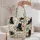 Black Cats Among Colorful Garden Flowers for Whimsical Everyday Style for Cat Lovers Quilted Tote Bag - 5