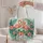 Flamingo Couple Tropical Flowers Beachside Summer Escape Gift for Her Summer Holiday Quilted Tote Bag - 5