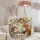 Woodland Birds, Fox and Hedgehog Garden Blooms for Nature Lovers and Bird Fans Gift Quilted Tote Bag - 5