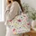 Colorful Wildflower Meadow Blooms for Spring Garden Days and Nature Gifts for Mom Quilted Tote Bag - 3