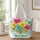 Colorful Wildflower Bouquet for Spring Garden Lovers and Mother's Day Gifts Quilted Tote Bag - 1