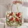 Red Cardinal Birds with Garden Blooms for Nature Lovers and Birdwatchers Gift Idea Quilted Tote Bag - 5
