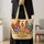 Colorful Folk Art Chickens for Farmhouse Market Days and Cheerful Hen Lover Gifts Quilted Tote Bag - 4