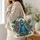 Radiant Peacock Feathers for Garden Parties and Summer Celebrations, Nature Lovers Quilted Tote Bag - 3
