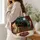 Black Cat by Moonlit Window for Cozy Book Lovers and Cat Moms, Autumn Evening Gift Quilted Tote Bag - 3